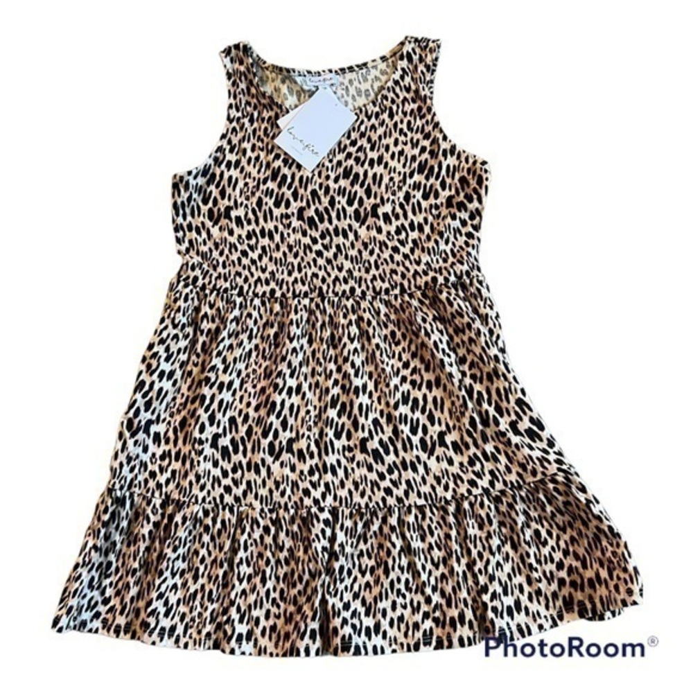 Love, Fire tiered tank dress